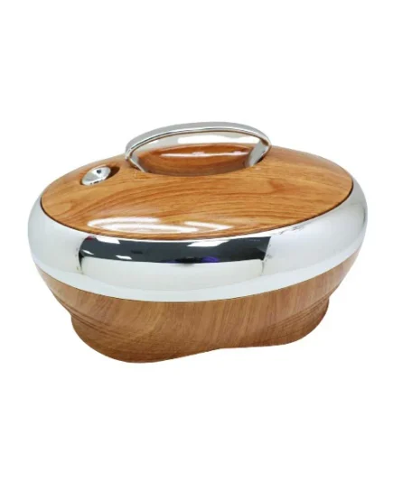 5Ltr Light Wood+Silver Hotpot 6c