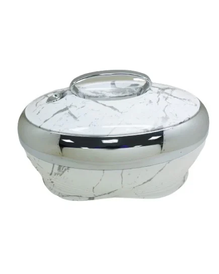 5Ltr White Silver+Silver Hot Pot 6c