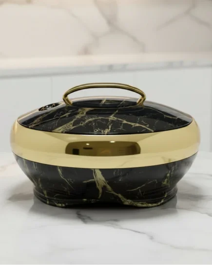 5Ltr Black+Gold Hot Pot 6c
