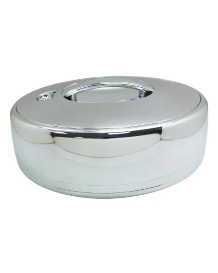 4Ltr Round Silver Hot Pot 6c
