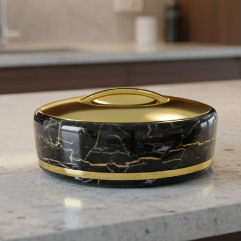 5 Ltr Oval Black Gold Hotpot 5 Ltr Oval Black Gold Hotpot - Image 2