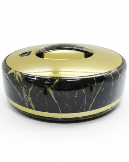 5 Ltr Oval Black Gold Hotpot