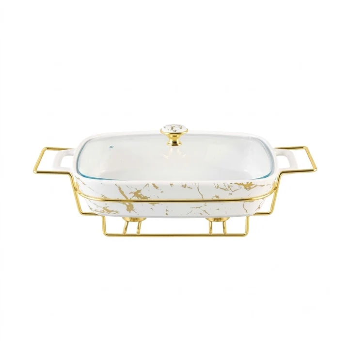 12.5″ CASSEROLE WITH STAND 4c 12.5″ CASSEROLE WITH STAND 4c