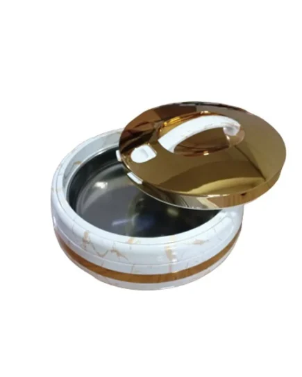 2Ltr Round White GS Hot Pot 6c
