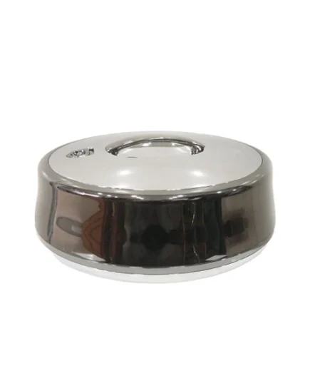 4Ltr Round Blk Silver Hot Pot 6c