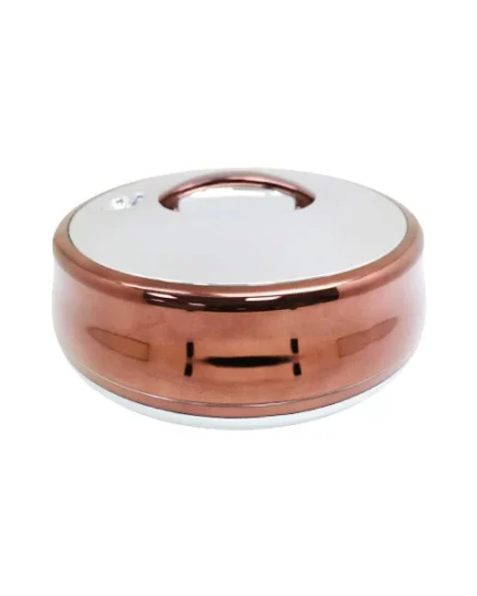 4Ltr Rd Choclate Silver Hot Pot 6c
