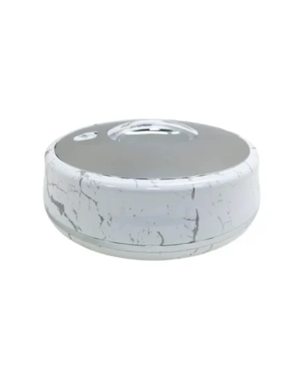 5Ltr Round White Silver Hot Pot 6c