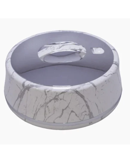 5Ltr Round White Silver Hot Pot 6c
