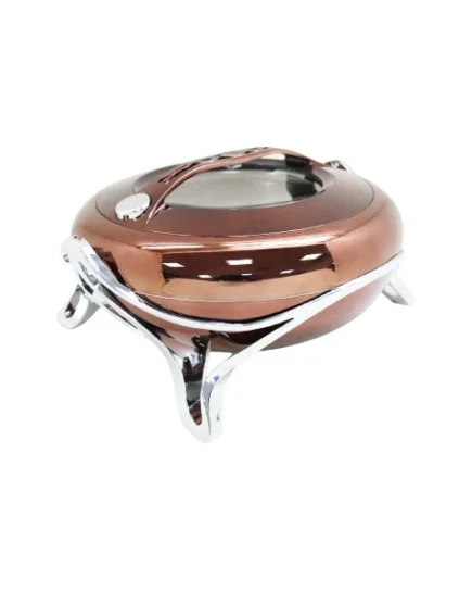 5Ltr Chocolate+Silver Hot Pot 4c