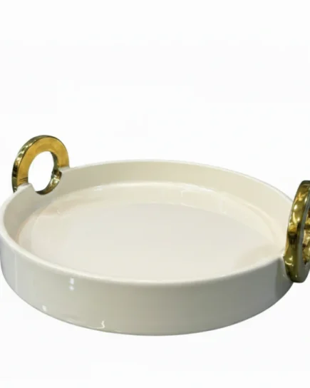10.75″Plate With Handle (G) 8c