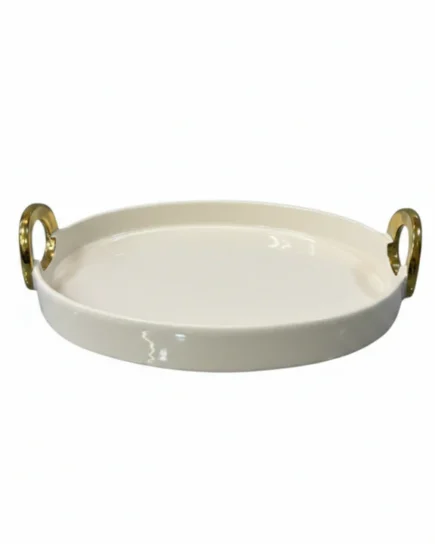12.5″Oval Plate With Handle (G)8c