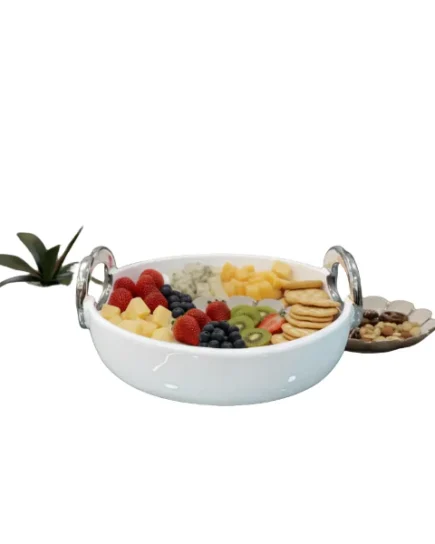 10.25″Oval Bowl With Handle (S)6c
