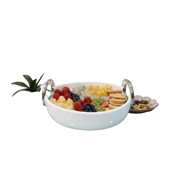 12.5″Oval Plate With Handle (G)8c