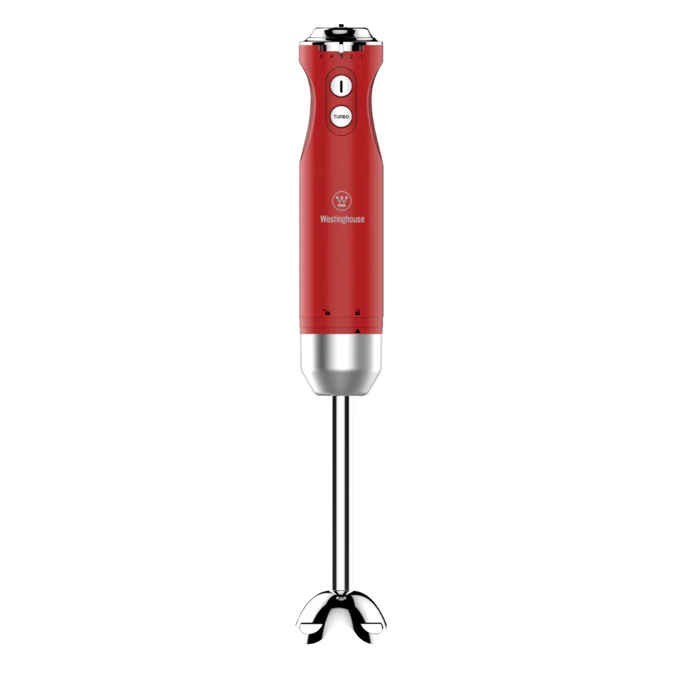 Westinghouse Retro Hand Blender Red With Beaker Westinghouse Retro Hand Blender Red With Beaker