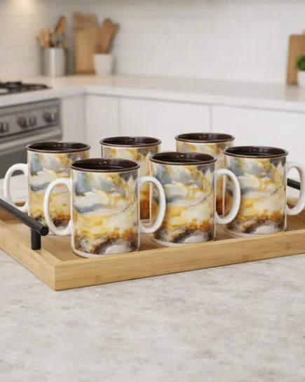 HERITAGE MUG CREMA-A 6PC Set
