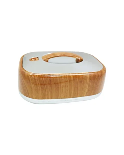Wood Silver Rect HotPot 6c 5.5Ltr