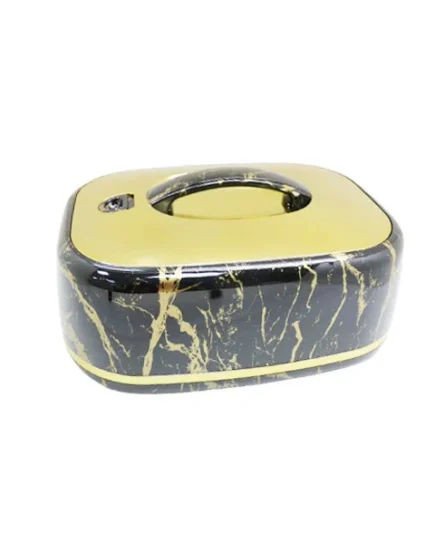 5.5Ltr Rect Black+Gold Hot Pot 6c