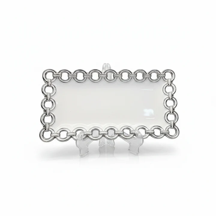 11″ Circle Rect. Plate (S) 24c 11" Circle Rect. Plate (S) 24c