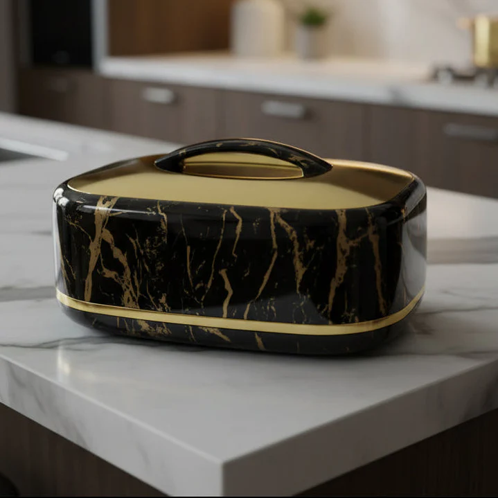 5.5Ltr Rect Black+Gold Hot Pot 6c 5.5Ltr Rect Black+Gold Hot Pot 6c - Image 2