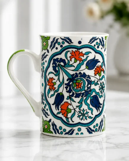 HERITAGE CLASSIC FLORAL DESIGN MUG 6PC SET