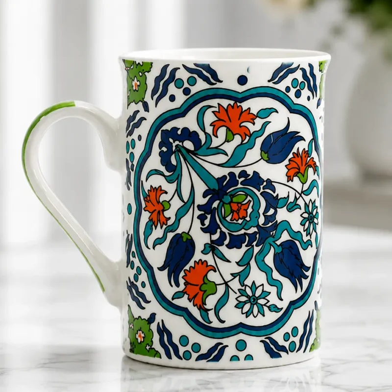 HERITAGE CLASSIC FLORAL DESIGN MUG 6PC SET HERITAGE CLASSIC FLORAL DESIGN MUG 6PC SET