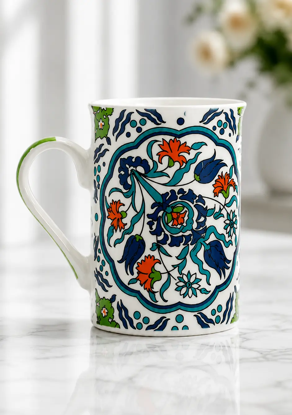 HERITAGE CLASSIC FLORAL DESIGN MUG 6PC SET HERITAGE CLASSIC FLORAL DESIGN MUG 6PC SET