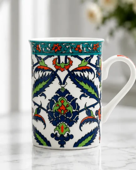 HERITAGE CLASSIC FLORAL DESIGN MUG 6PC SET
