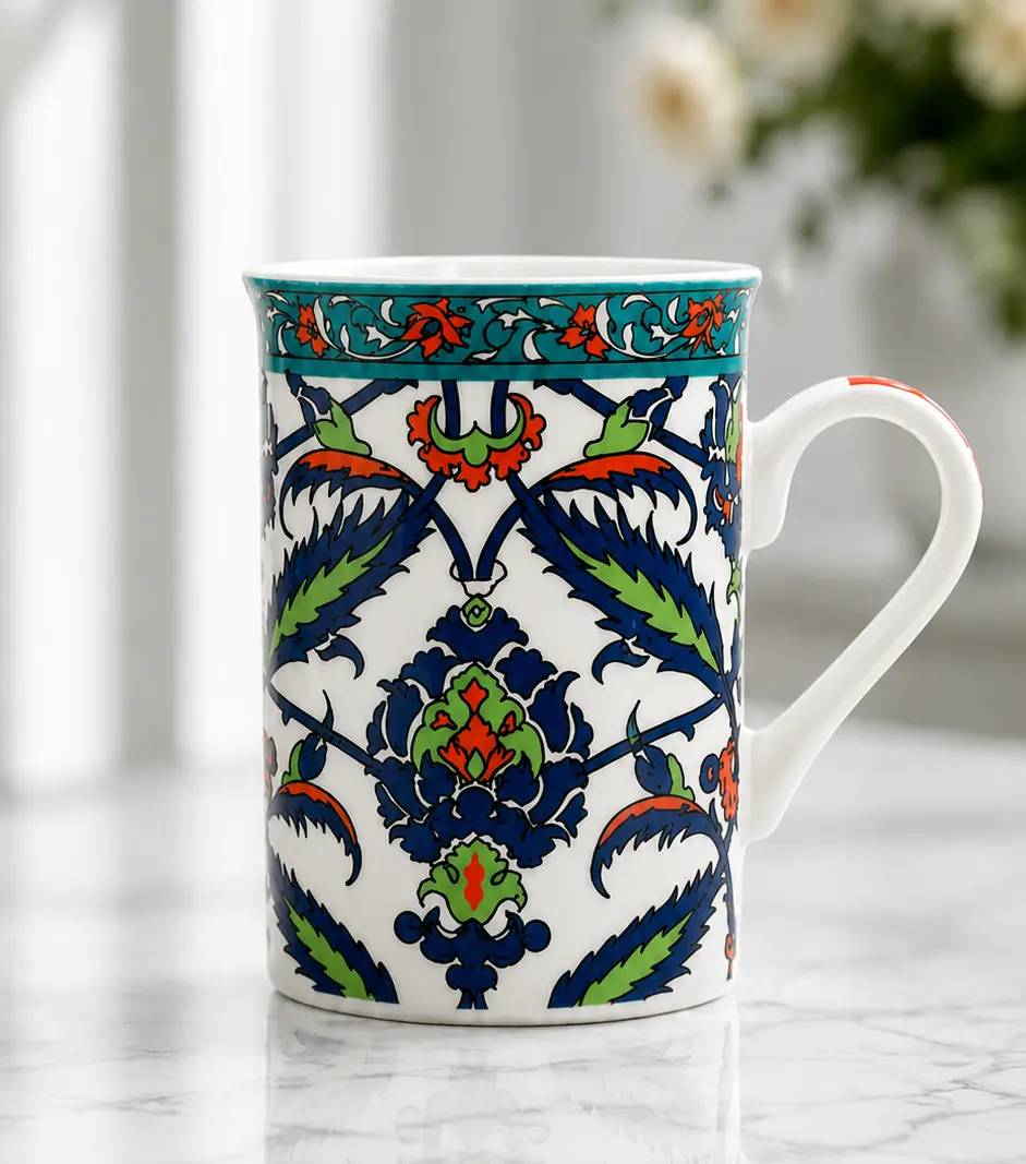 HERITAGE CLASSIC FLORAL DESIGN MUG 6PC SET HERITAGE CLASSIC FLORAL DESIGN MUG 6PC SET