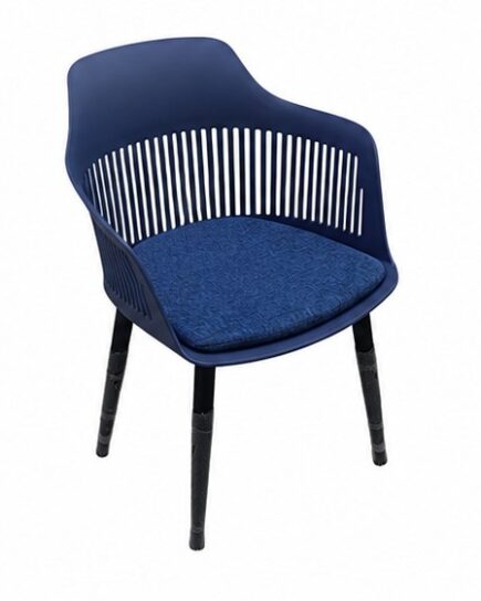 Comfortable Dinning Chair Simple Nordic Side Chair Blue