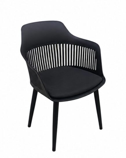 Comfortable Dinning Chair Simple Nordic Side Chair Black