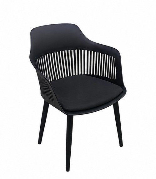 Comfortable Dinning Chair Simple Nordic Side Chair Black Comfortable Dinning Chair Simple Nordic Side Chair Black