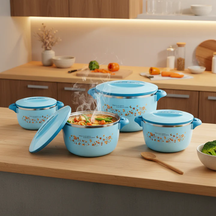 Blue 4Pcs HotPot 4sets/ctn Blue 4Pcs HotPot 4sets/ctn