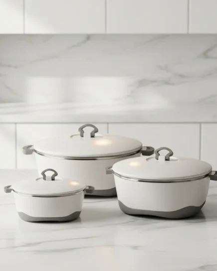 White 3Pcs Verstaile H/Pot