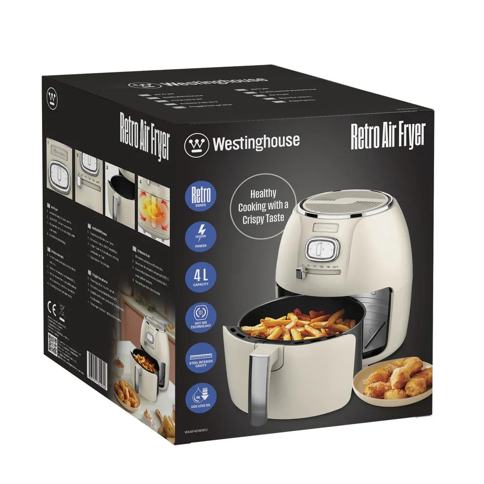 Westinghouse Retro Air Fryer 4L White Westinghouse Retro Air Fryer 4L White - Image 6
