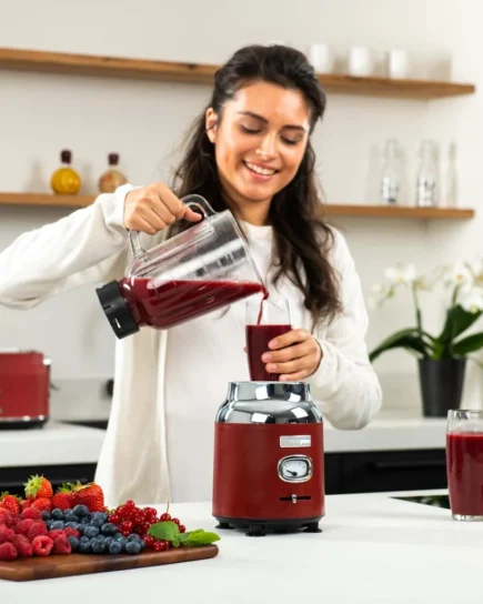 Westinghouse Retro Table Blender Red