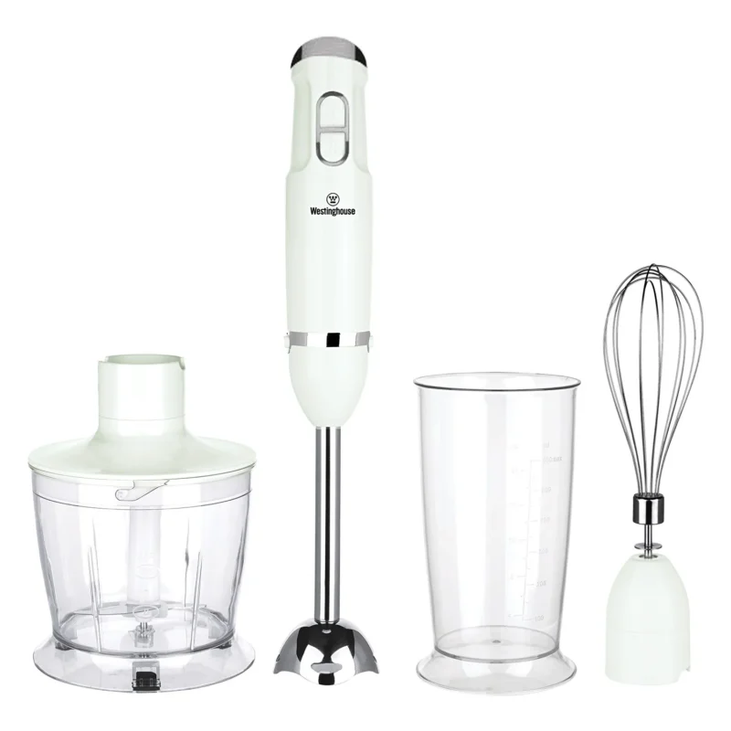 Westinghouse Retro Hand Blender Red With Beaker Westinghouse Retro Hand Blender Red With Beaker