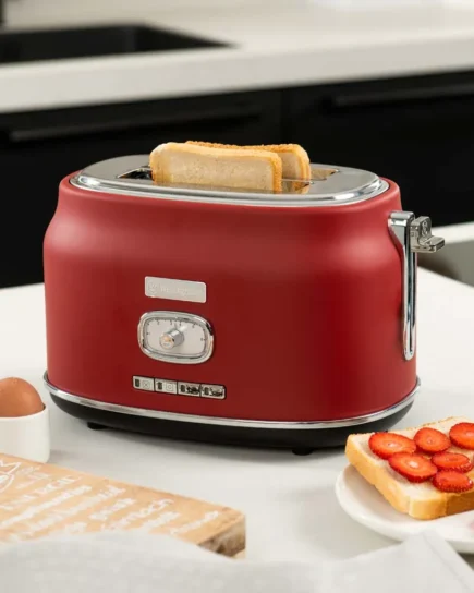 Westinghouse Retro 2 Slice Toaster Red