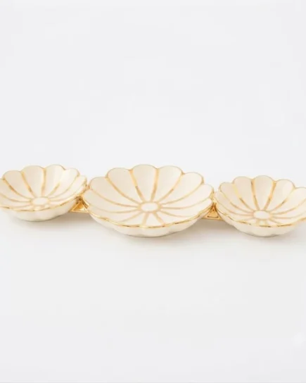 15″Petal Shape 3-Grid Bowl (G) 8c