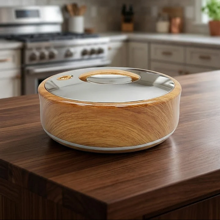 Round Wood-Silver HotPot 6c 4Ltr Round Wood-Silver HotPot 6c 4Ltr - Image 2