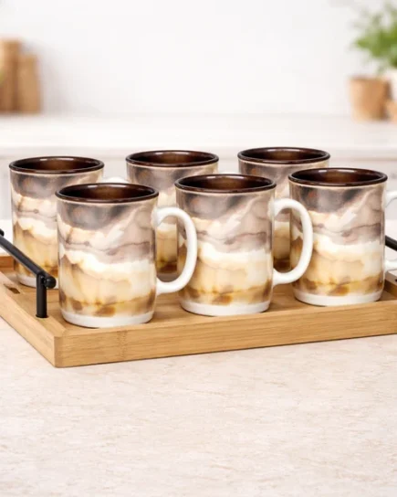 HERITAGE MUG CREMA-A 6PC Set