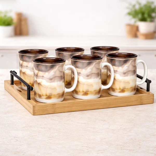 HERITAGE MUG CREMA-A 6PC Set