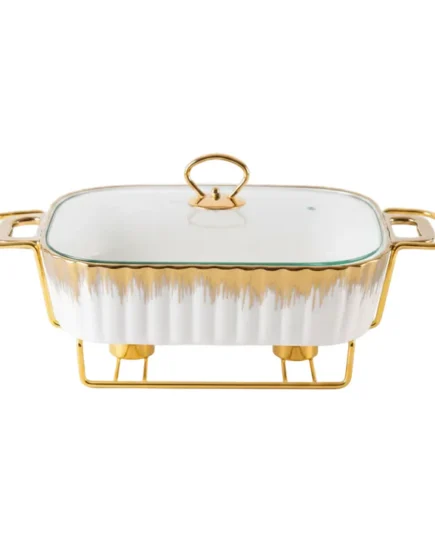 CASSEROLE WITH STAND 4c