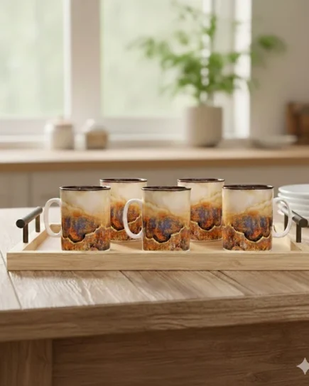 HERITAGE MUG CREMA-A 6PC Set