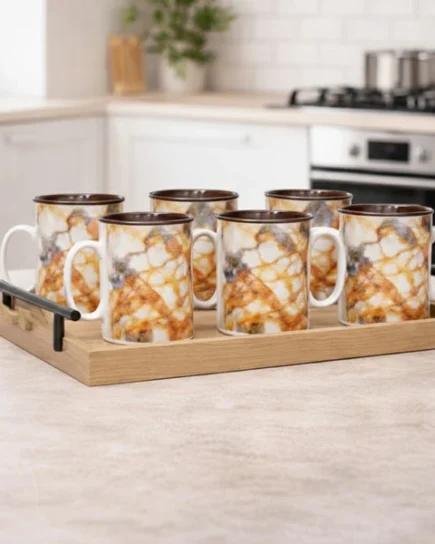 HERITAGE MUG CREMA-A 6PC Set