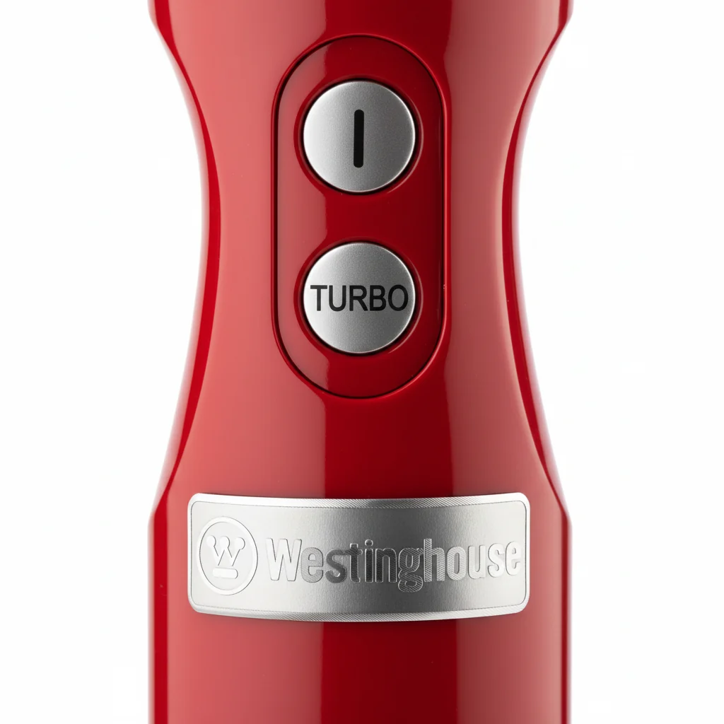 Westinghouse Retro Hand Blender Red With Beaker Westinghouse Retro Hand Blender Red With Beaker - Image 4