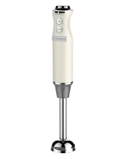 Westinghouse Retro Hand Blender White With Beaker