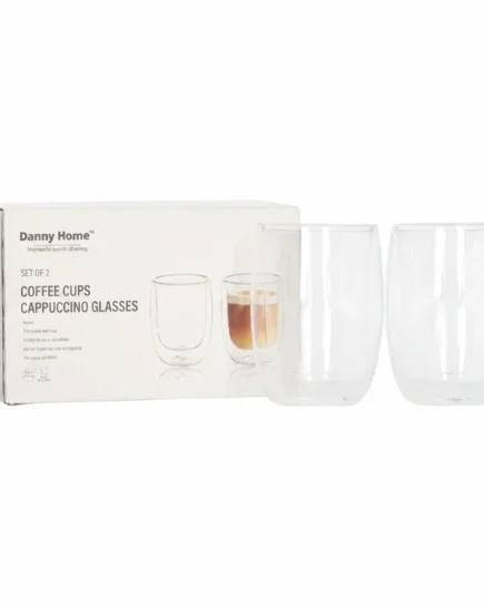 D-Walled Glass 200ml Set of 2Pcs