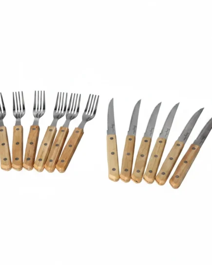Steak Knife&Fork Set of 12Pcs