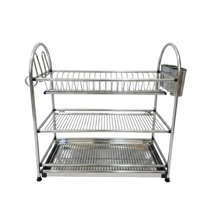 3-Tier SSteel Dish Rack S 10c