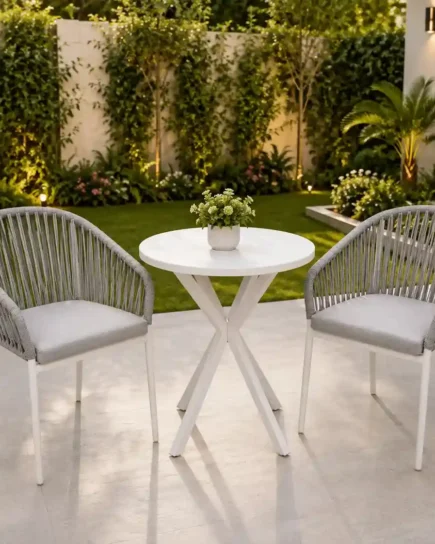 Luxe Woven Bistro Dining Set of 2